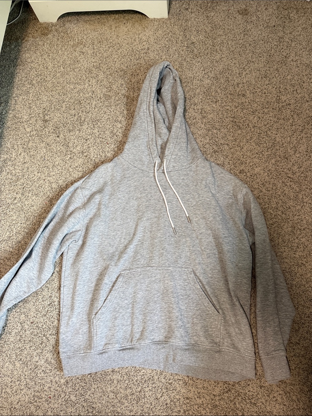 H&M Light Gray Women's Hooded Pullover Sweatshirt